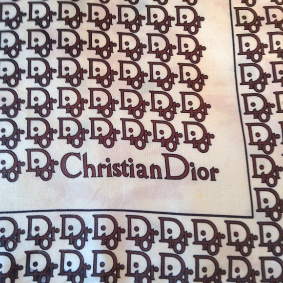 Vintage Christian Dior Trotter Pattern Silk Scarf - Picture 3 of 6